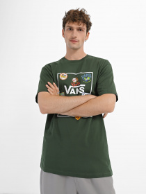 Футболка Vans Print Box модель VN0A5E7YCBP1 Фото