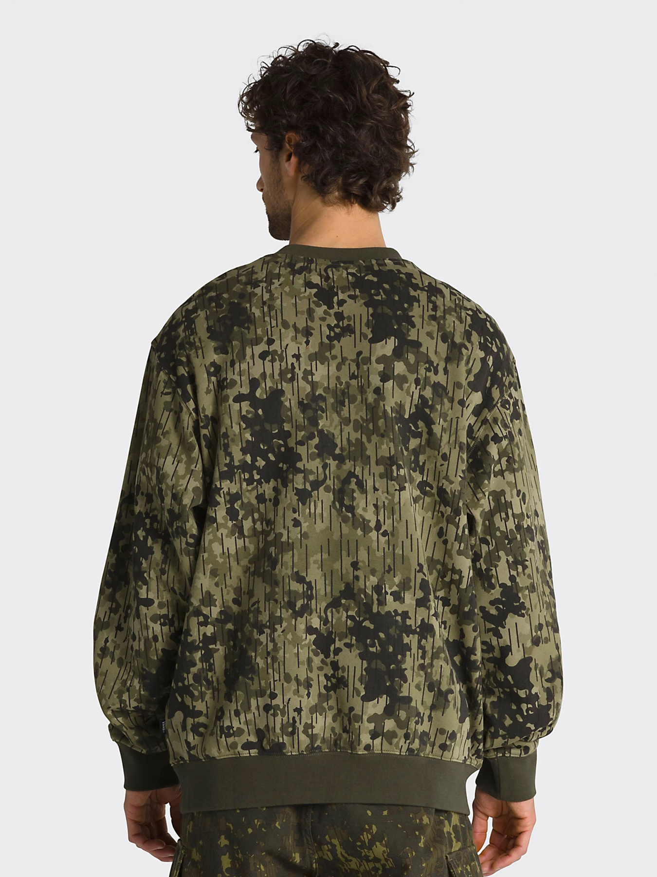 Свитшот Vans Rain Camo Crew модель VN0008UKCBI1 Фото