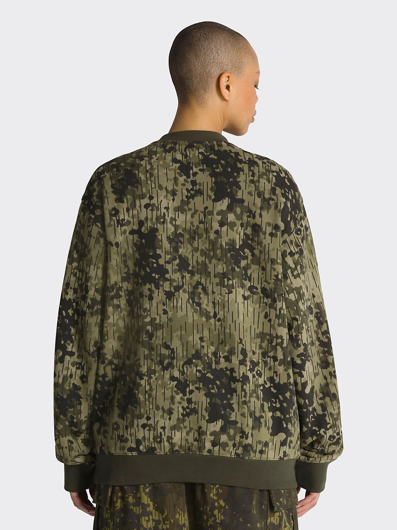 Свитшот Vans Rain Camo Crew модель VN0008UKCBI1 Фото