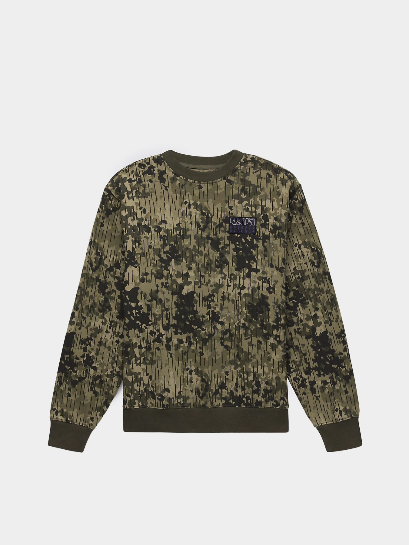 Свитшот Vans Rain Camo Crew модель VN0008UKCBI1 Фото