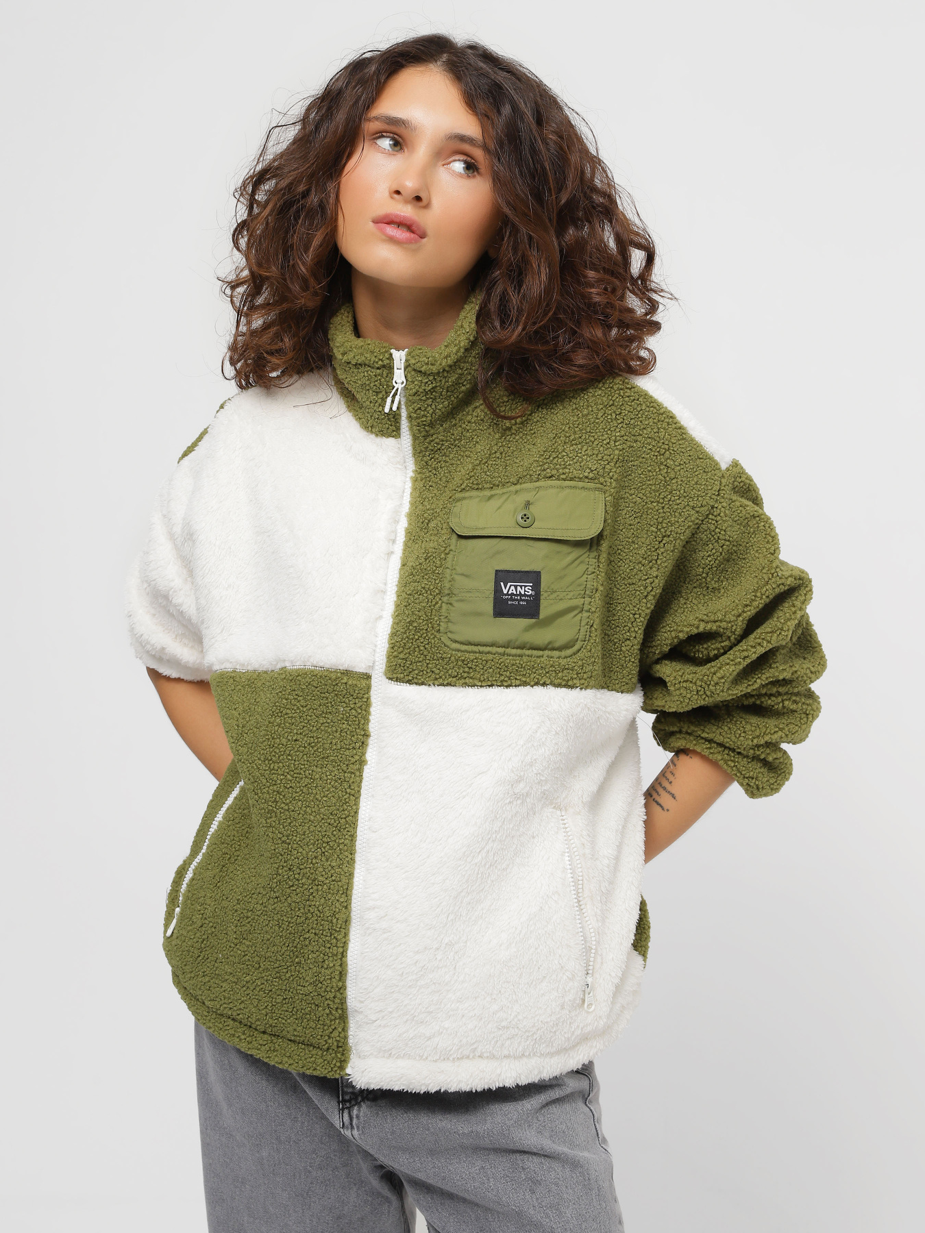 Кофта Vans Speed Racer Full Zip модель VN00043FC891 Фото