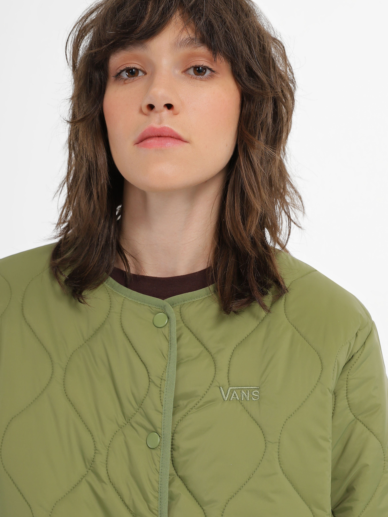 Демісезонна куртка Vans Long Reversible Liner модель VN0A7RNKCDK1 Фото