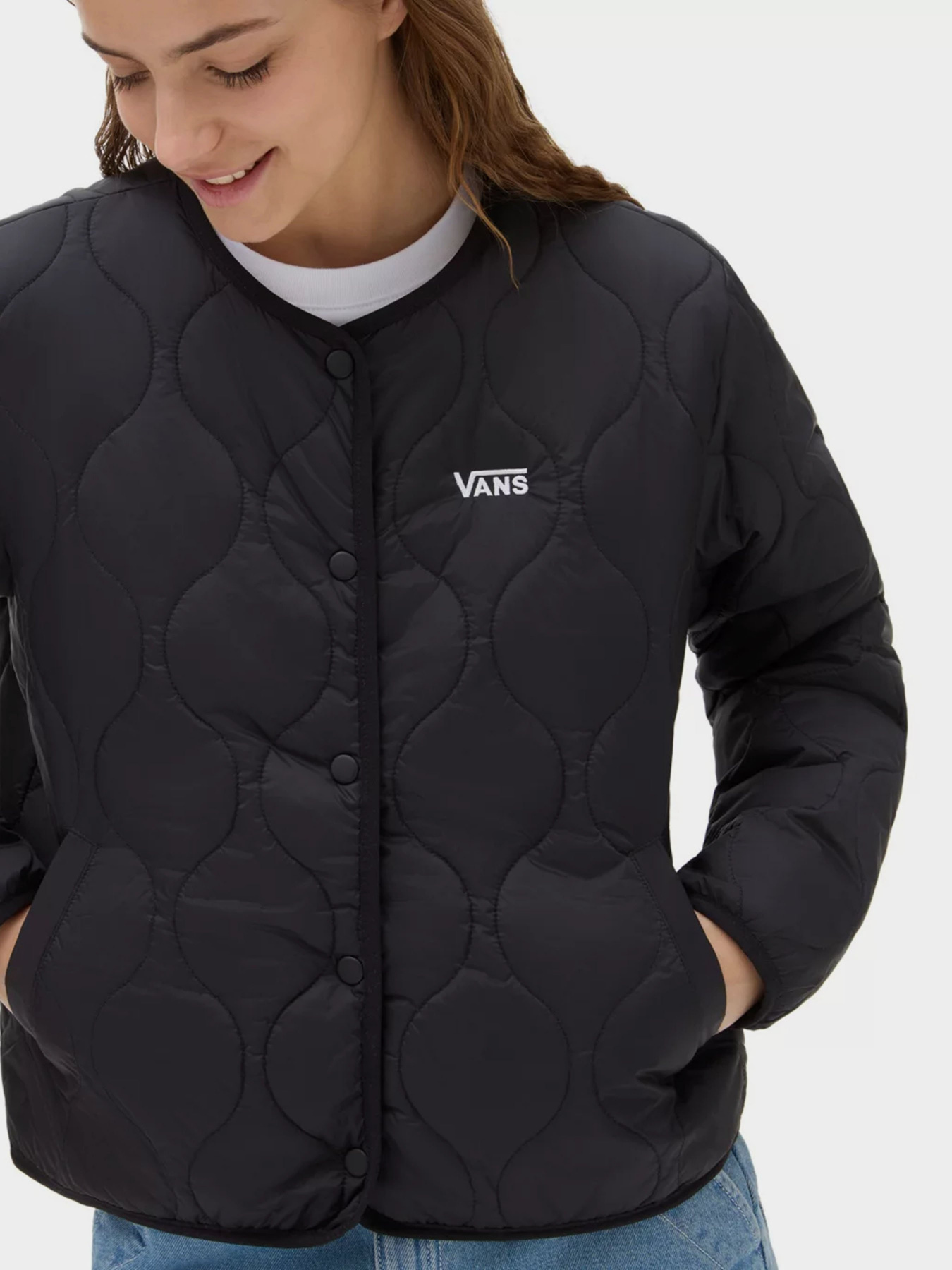 Демісезонна куртка Vans Forces Reversible Liner Wmn модель VN0A7RNGKOU1 Фото
