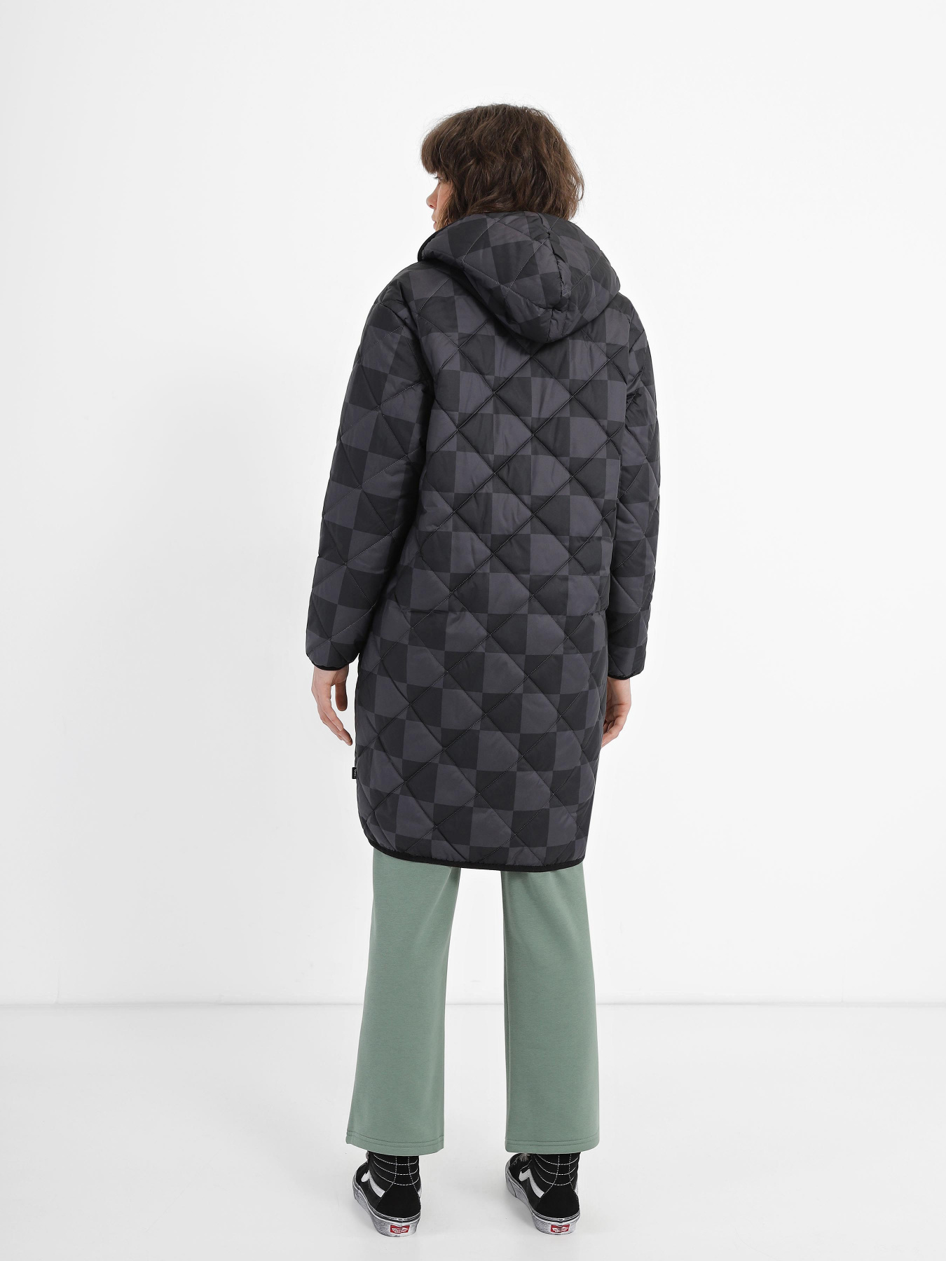 Зимова куртка Vans Mason Long Hooded Liner Mte1 модель VN00075PBLK1 Фото