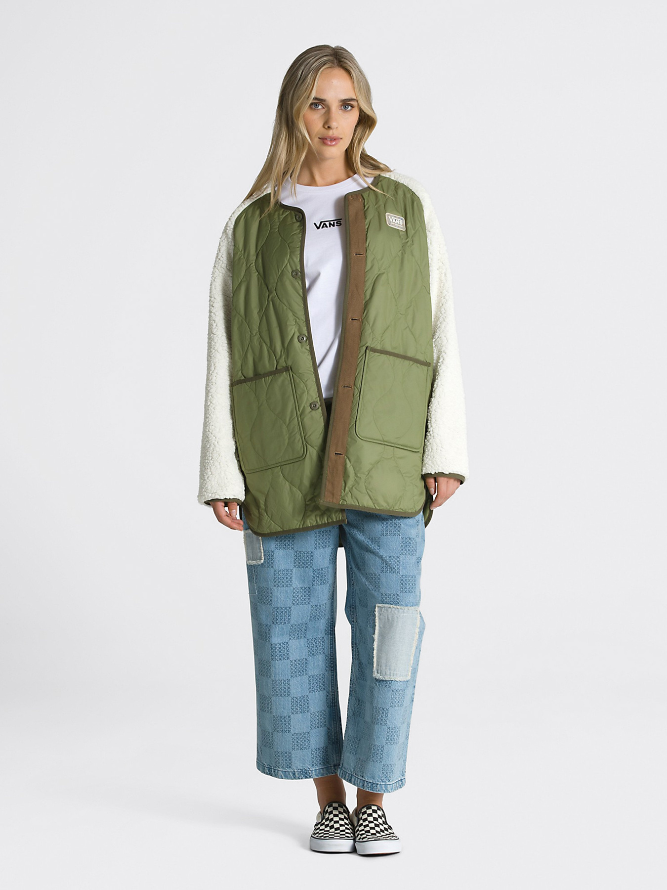 Демисезонная куртка Vans Mason Long Hooded Liner Mte1 модель VN00075GZBF1 Фото