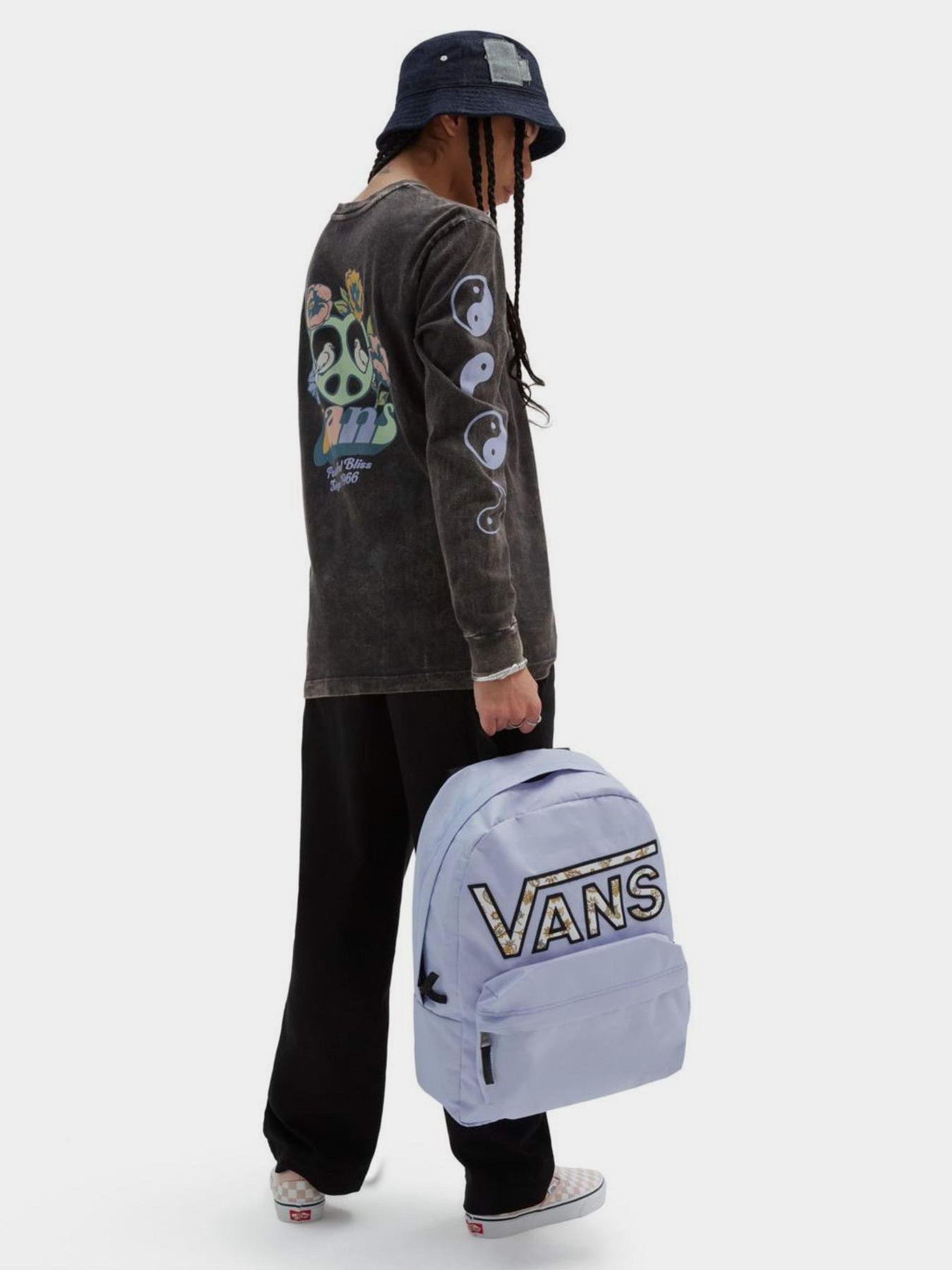 Лонгслив Vans BLISS 66 BFF модель VN000AD1BLK1 Фото