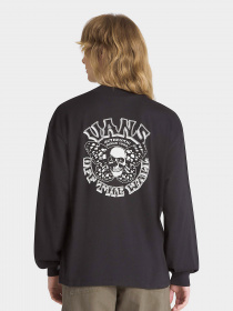 Лонгслив Vans Skullyfly LS Mock Neck Music Academy модель VN000ADNBLK1 Фото