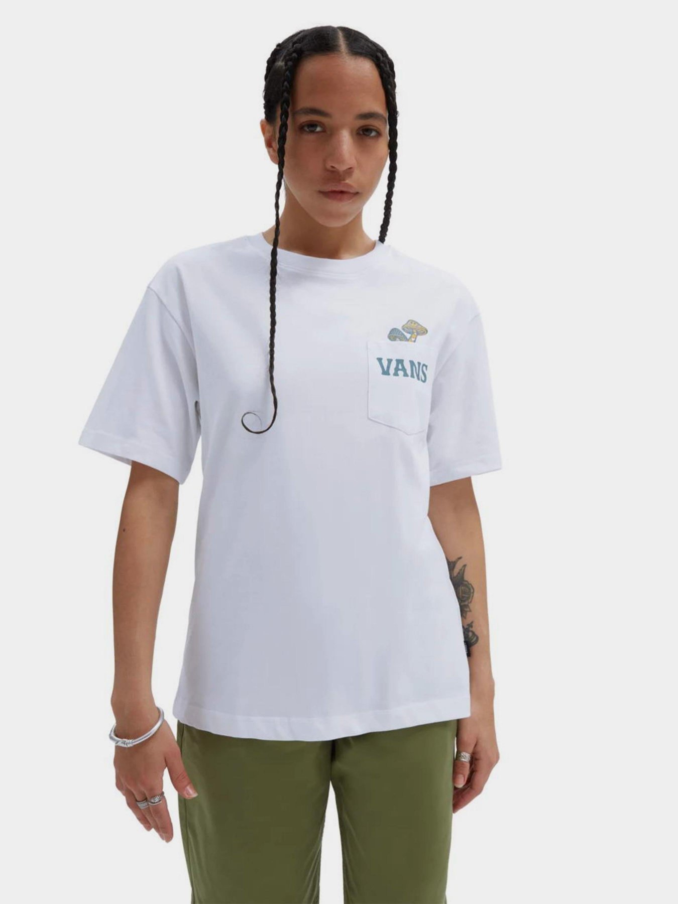 Футболка Vans Better Daze Pocket Tee Dusk Downer модель VN000ADFWHT1 Фото