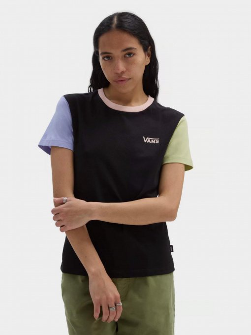 Футболка Vans Colorblock Crew модель VN000AEFCE21 Фото