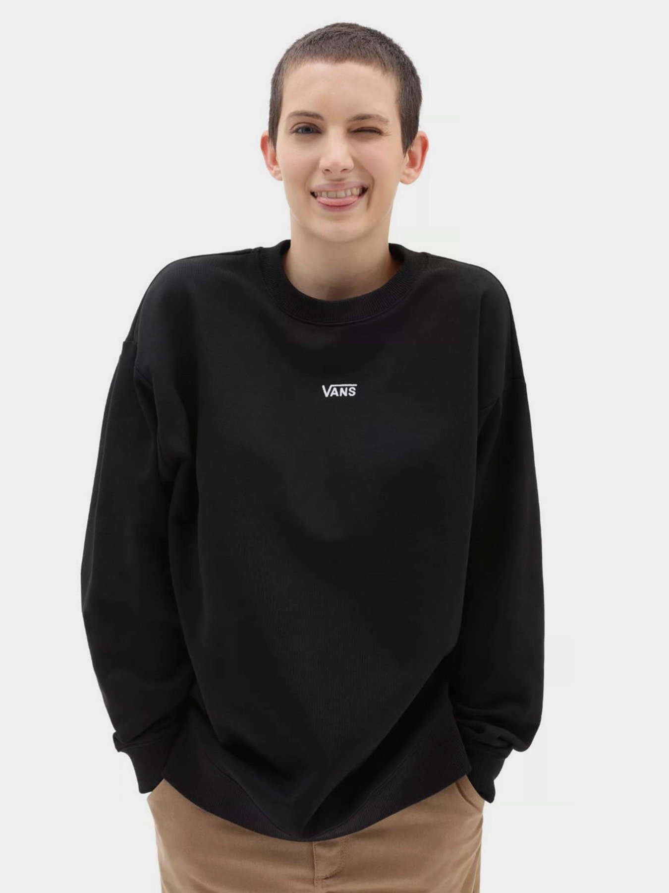 Свитшот Vans Flying V модель VN0A7RMBBLK1 Фото