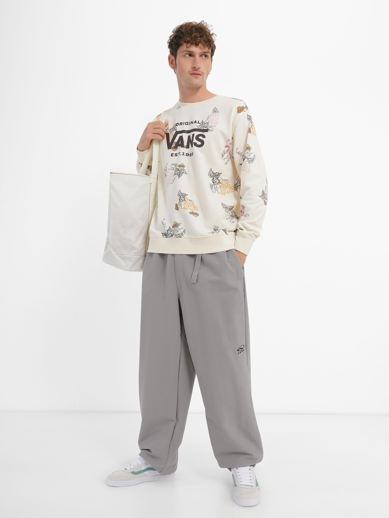 Світшот Vans All Over Print Crew Fleece модель VN000ARY3KS1 Фото