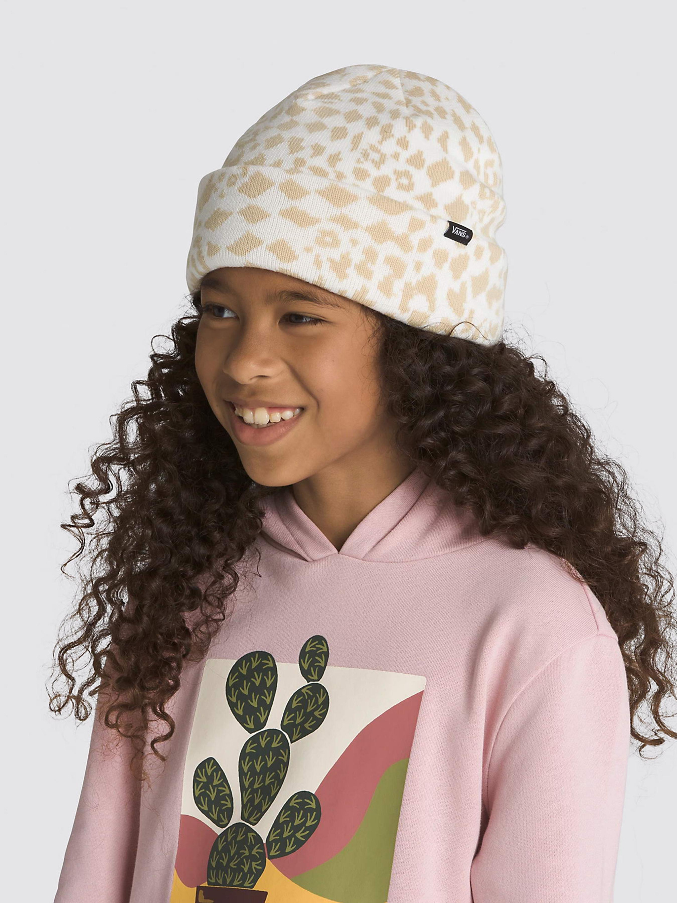 Шапка Vans Cheetah Check Beanie модель VN000F9HBSM1 Фото