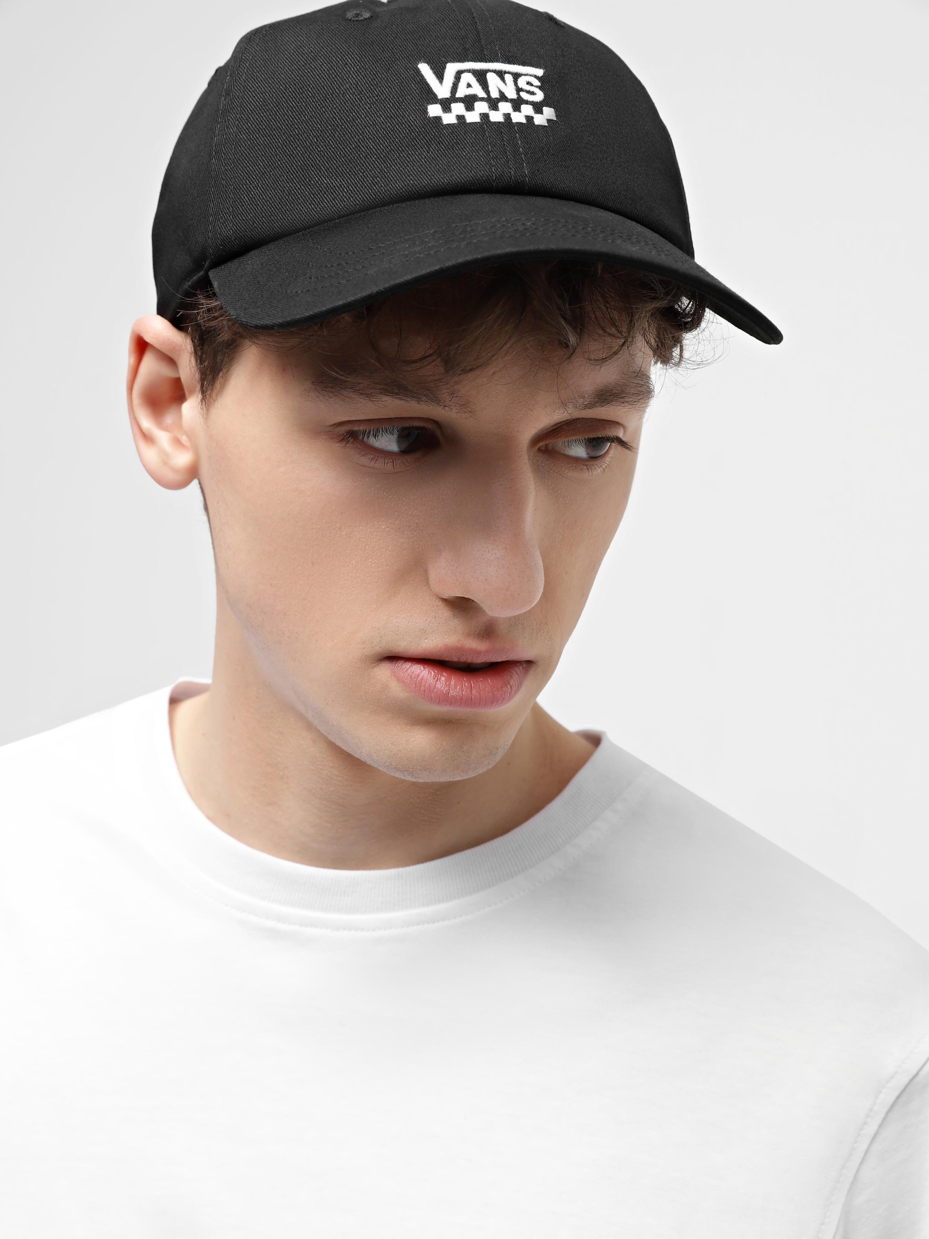 Кепка Vans Court Side Curved Bill Jockey модель VN000HEABLK1 Фото