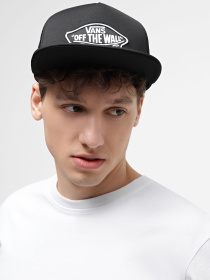 Кепка Vans Classic Off The Wall модель VN000FSCBLK1 Фото