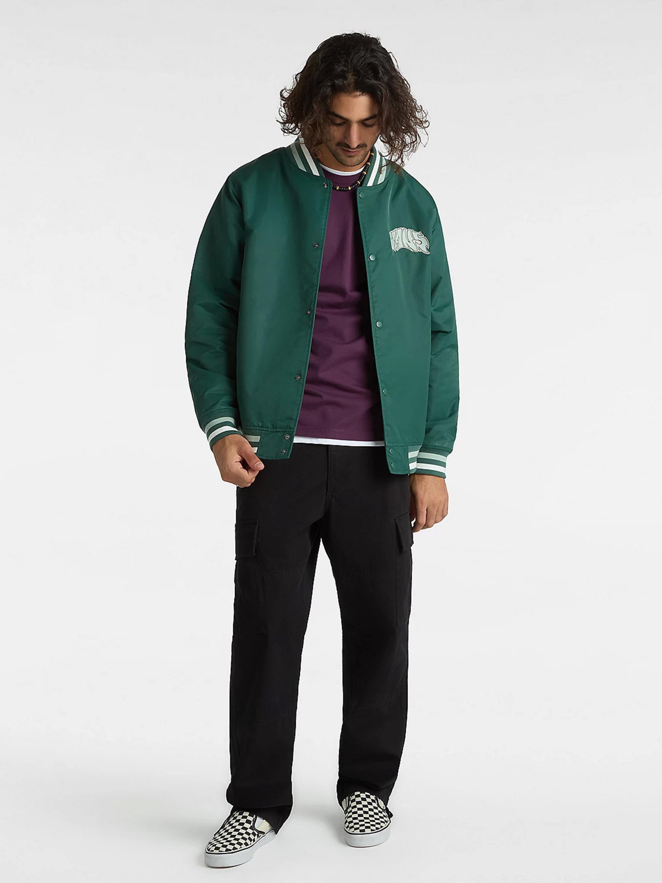 Бомбер Vans Dunton Baseball модель VN000G81BDX1 Фото