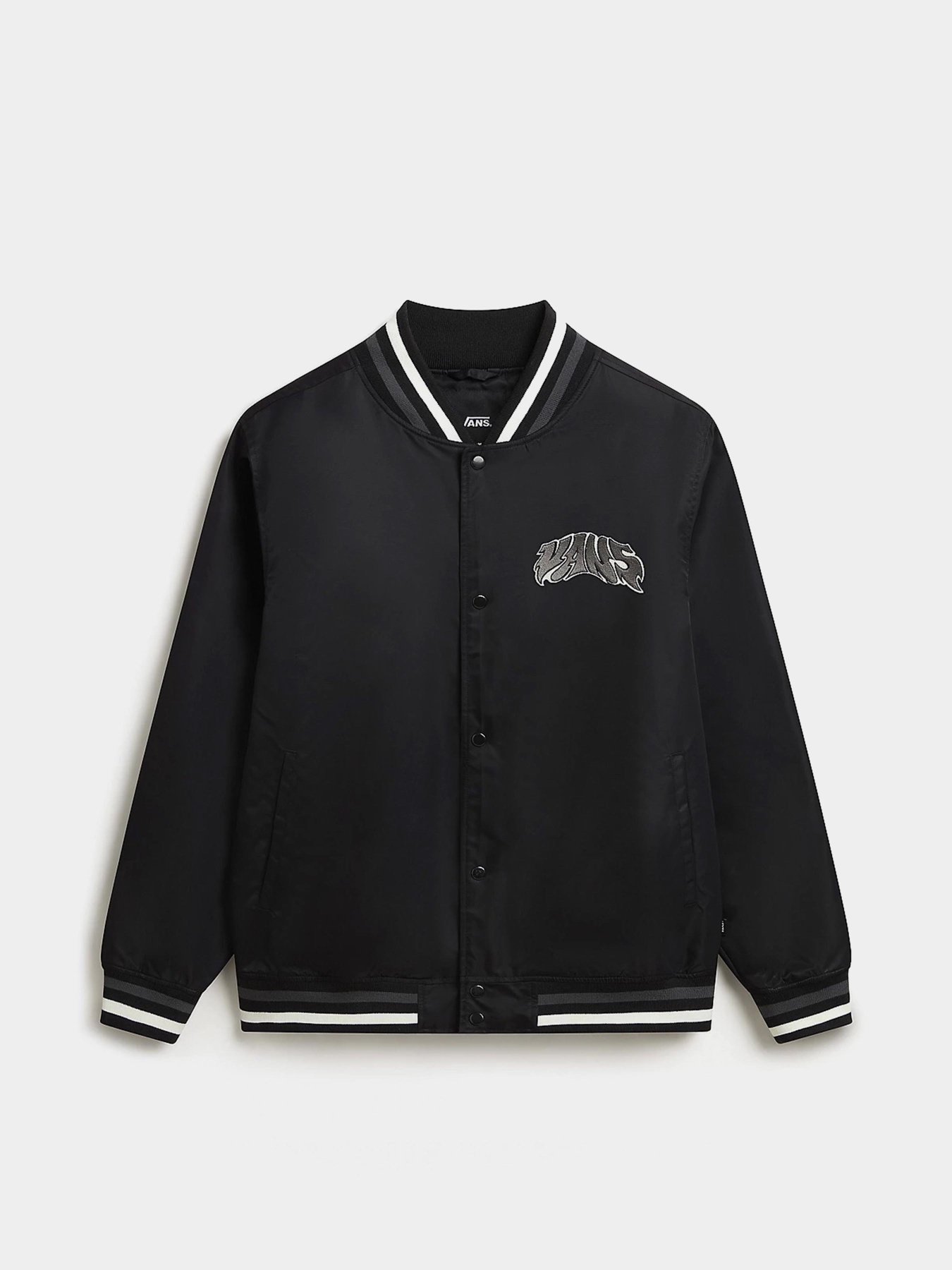 Бомбер Vans Dunton Baseball модель VN000G81BLK1 Бомбер Vans Dunton Baseball модель VN000G81BLK1 Фото