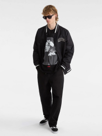 Бомбер Vans Dunton Baseball модель VN000G81BLK1 Бомбер Vans Dunton Baseball модель VN000G81BLK1 Фото