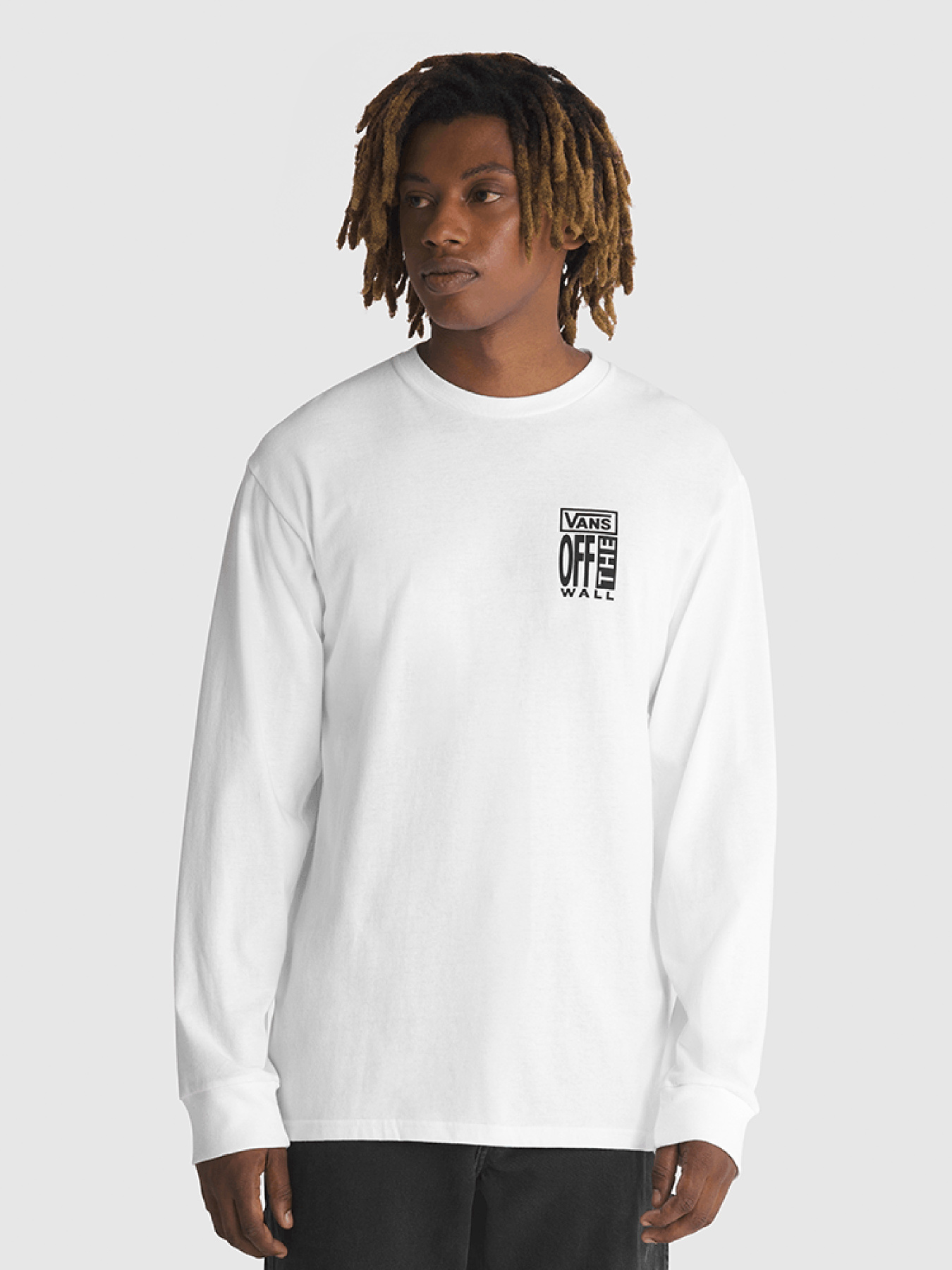 Лонгслив Vans Off the Wall модель VN000GWKWHT1 Фото
