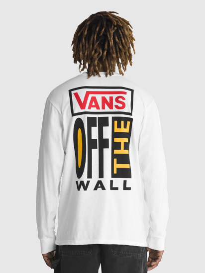 Лонгслів Vans Off the Wall модель VN000GWKWHT1 — фото - INTERTOP