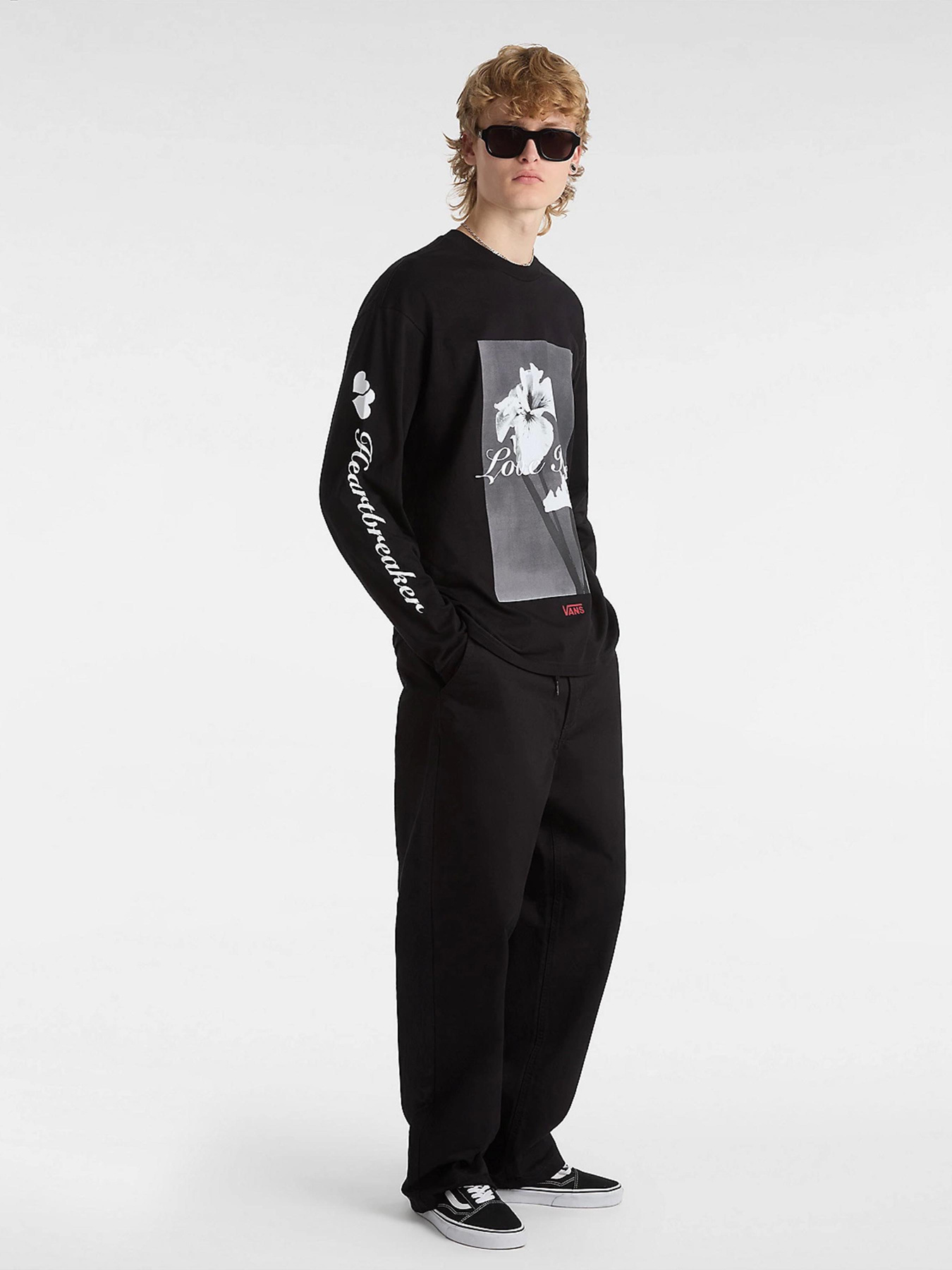 Лонгслив Vans Old Skool модель VN000G4HBLK1 Фото