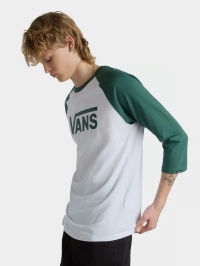 Білий - Лонгслів Vans Mn Classic Raglan