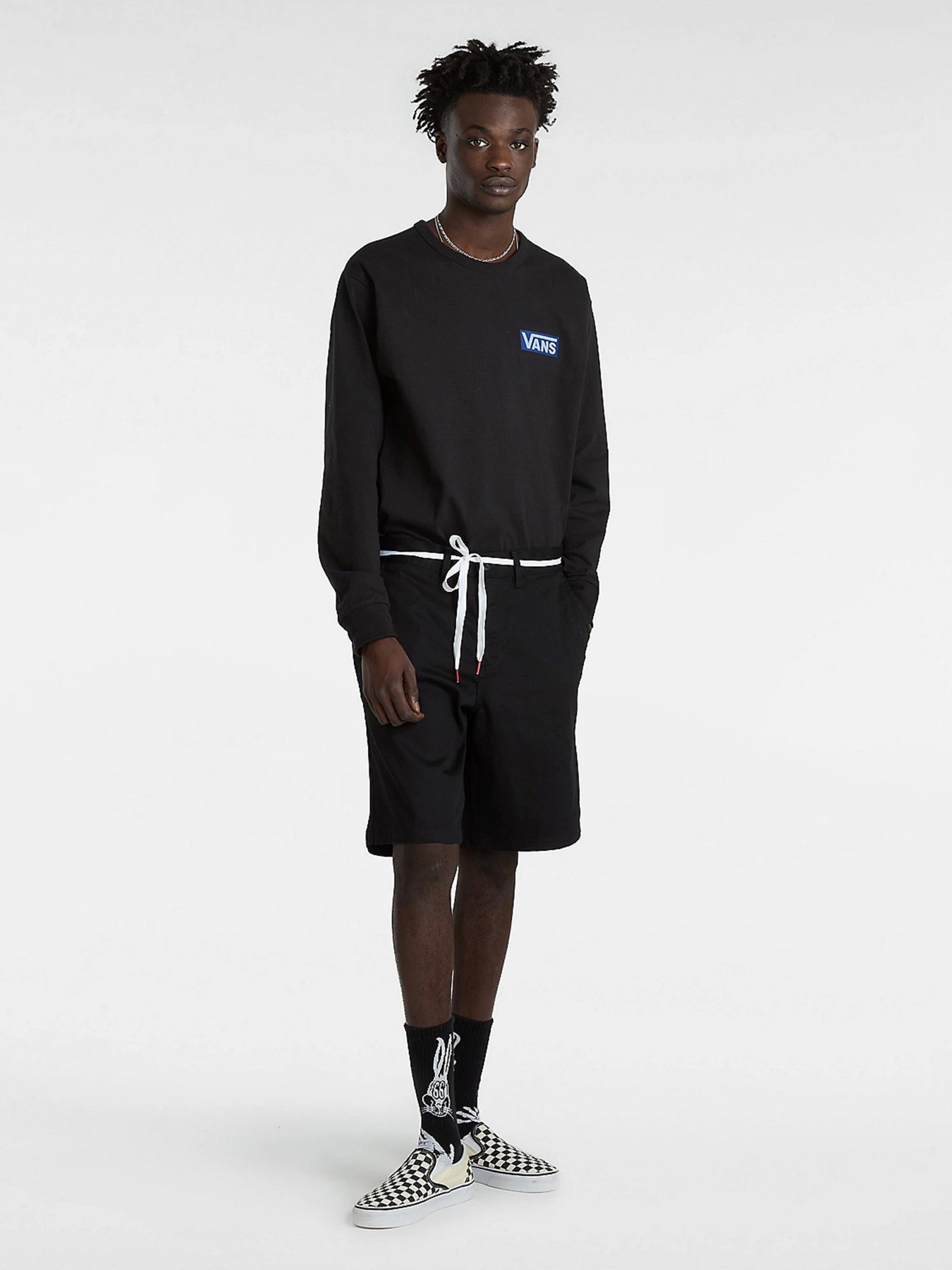 Лонгслив Vans Off The Wall II модель VN000G41BLK1 Фото