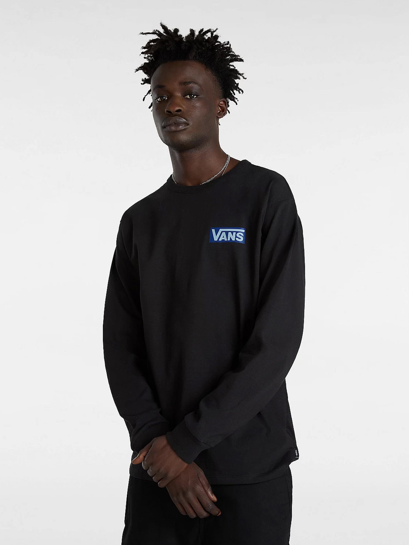 Лонгслив Vans Off The Wall II модель VN000G41BLK1 Фото