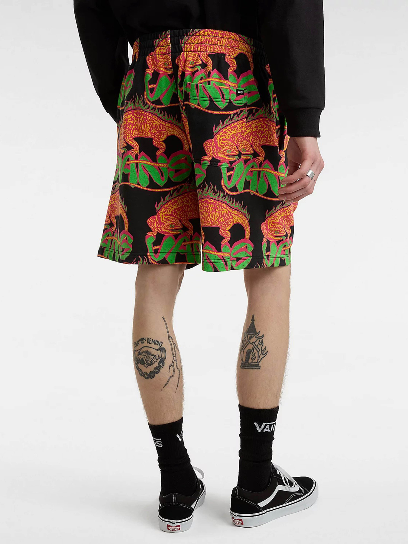 Шорты Vans Chameleon Loose Fleece модель VN000G72BLK1 Фото