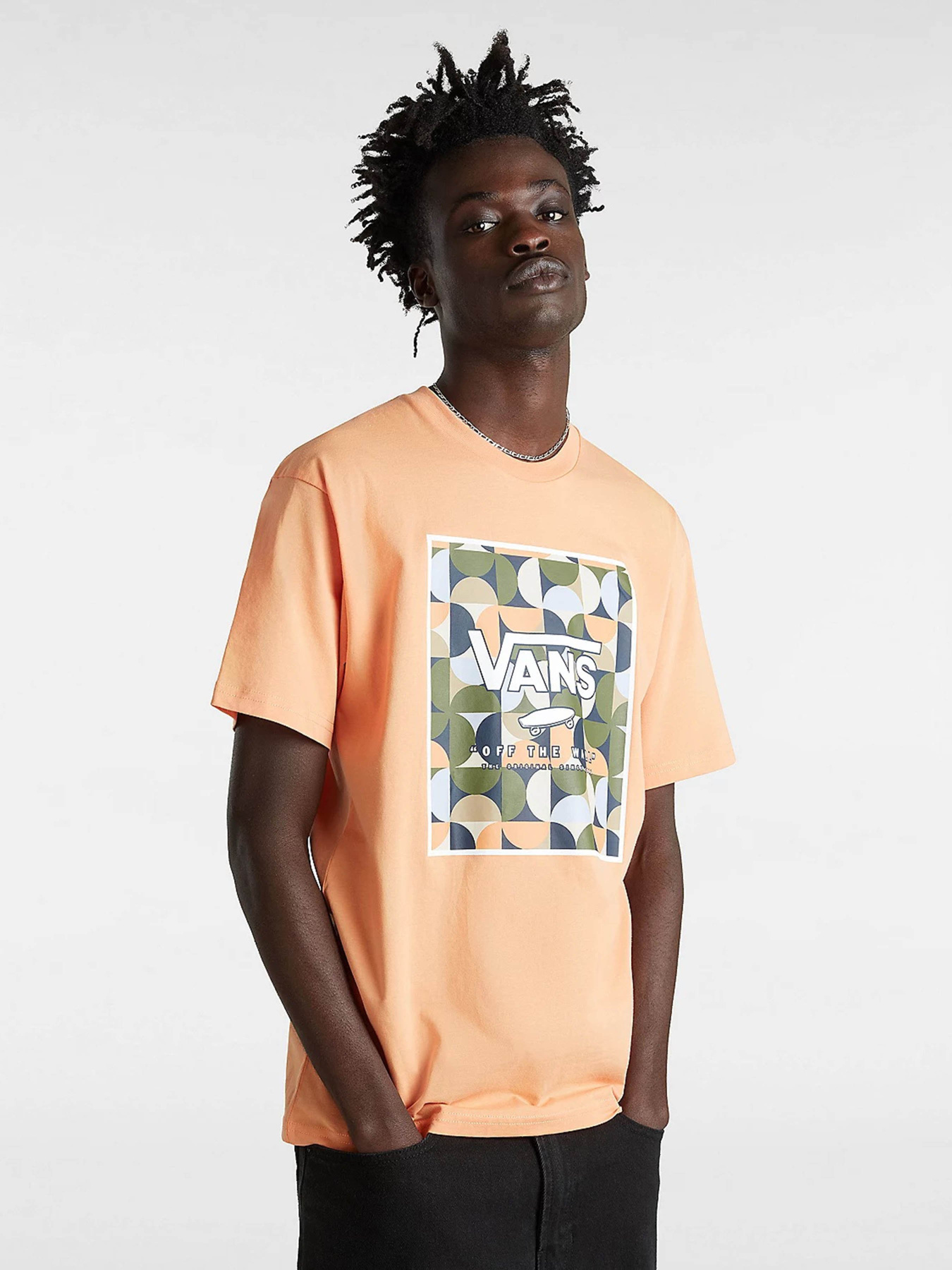 Футболка Vans Classic Print Box модель VN0A5E7YD051 Фото