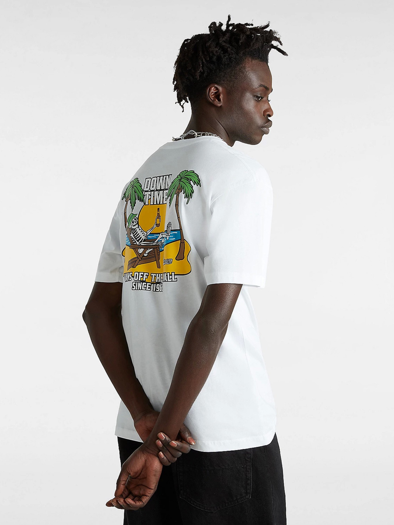 Футболка Vans Down Time модель VN000G64WHT1 Футболка Vans Down Time модель VN000G64WHT1 Фото