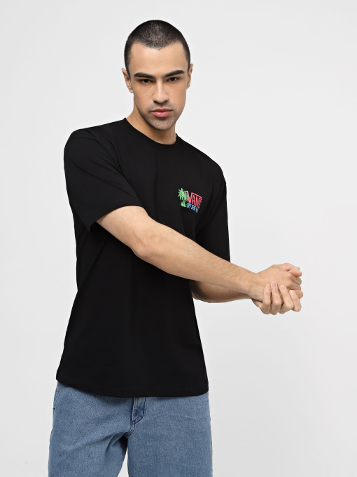 Футболка Vans Palm Lines модель VN000G58BLK1 Фото