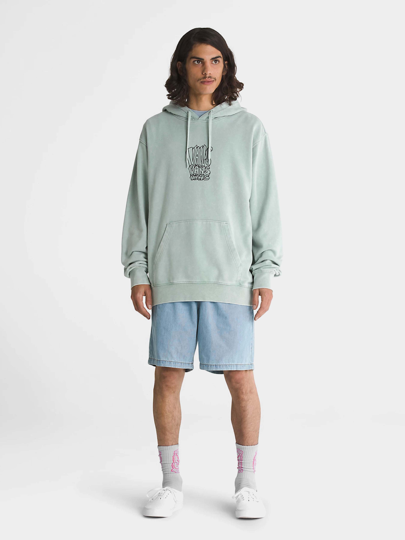 Худи Vans Crash Stack Loose модель VN000GE6CJL1 Фото