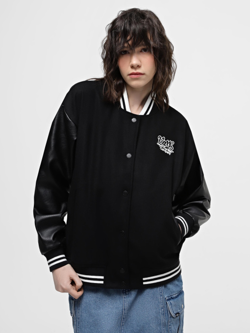 Бомбер Vans Varsity Club модель VN000GJRBLK1 Фото