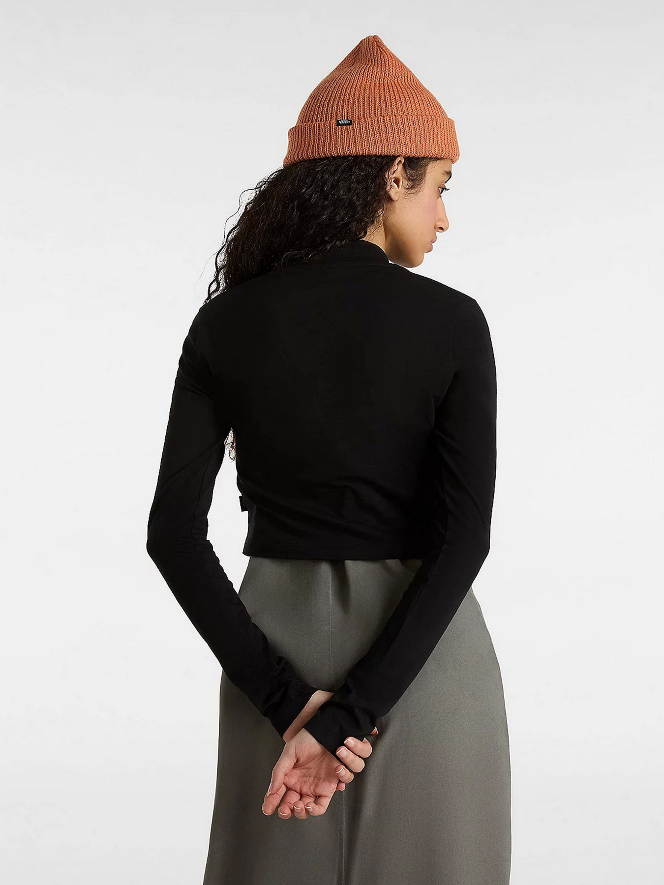 Лонгслив Vans Mini Mock Neck модель VN0007EZBLK1 Фото