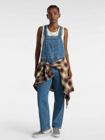 Джинсовий комбінезон Vans Ground Work Denim Overall модель VN000F7E7W61 Фото