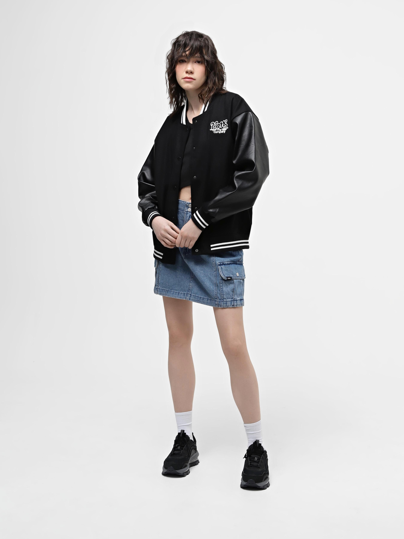 Джинсовая юбка Vans Sidewalk Denim модель VN000GJE7W61 Фото