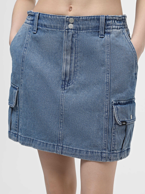 Джинсовая юбка Vans Sidewalk Denim модель VN000GJE7W61 Фото