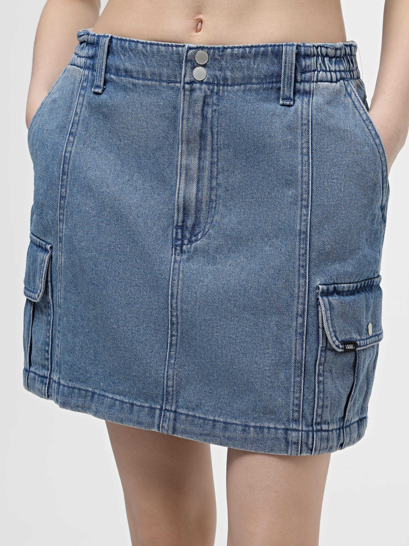 Джинсовая юбка Vans Sidewalk Denim модель VN000GJE7W61 Фото