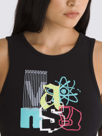 Топ Vans Special Character Fitted Tank модель VN000GZWBLK1 Фото