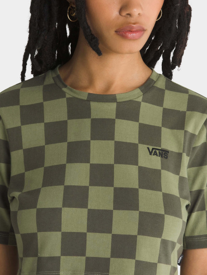 Футболка Vans Checker Crew Crop Ii модель VN000GB5AMB1 — фото 3 - INTERTOP