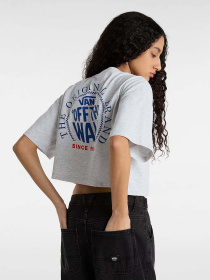 Футболка Vans Circle Relaxed Crop модель VN000JDN1QI1 Фото