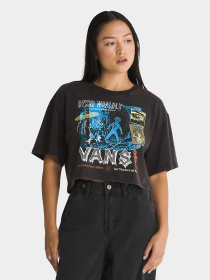 Футболка Vans Super Natural Relax Crop модель VN000GB6BLK1 Фото