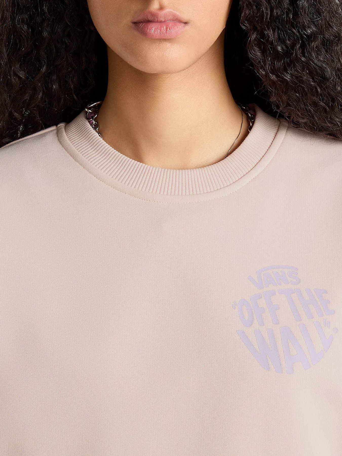 Свитшот Vans Circle Crop Crew модель VN000JDPCHN1 Фото