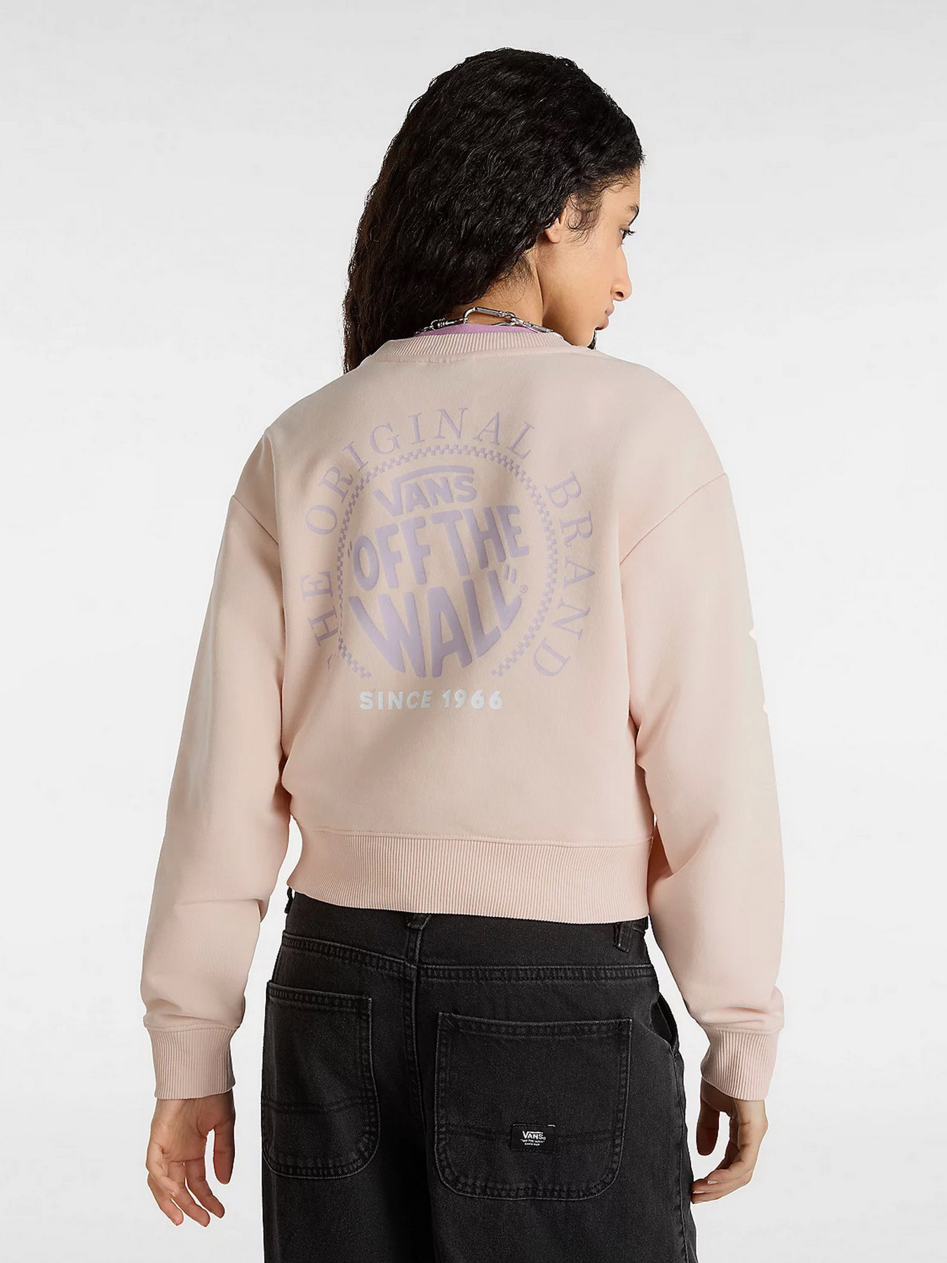 Світшот Vans Circle Crop Crew модель VN000JDPCHN1 Фото