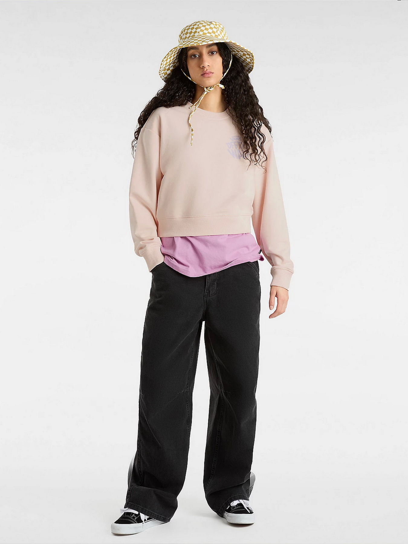 Світшот Vans Circle Crop Crew модель VN000JDPCHN1 Фото