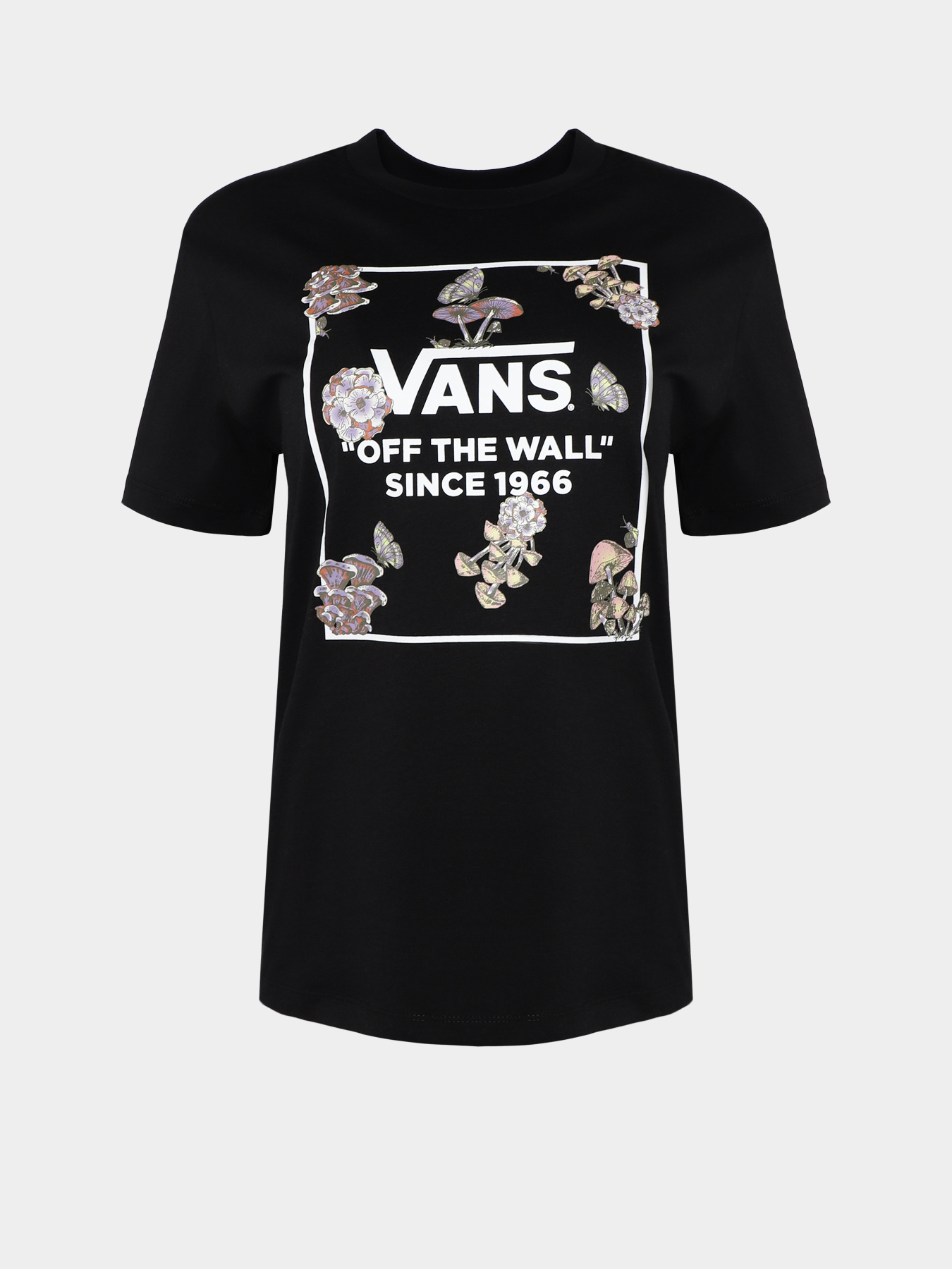 Футболка Vans Fungi Floral Bff модель VN000FFWBLK1 Фото
