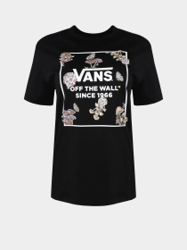 Футболка Vans Fungi Floral Bff модель VN000FFWBLK1 Фото