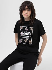Футболка Vans Fungi Floral Bff модель VN000FFWBLK1 Фото
