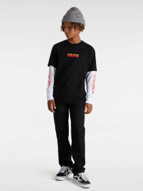 Лонгслів Vans Flame Thrower Twofer модель VN000K9CBLK1 Фото