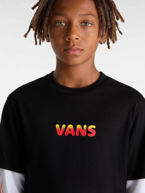 Лонгслів Vans Flame Thrower Twofer модель VN000K9CBLK1 Фото